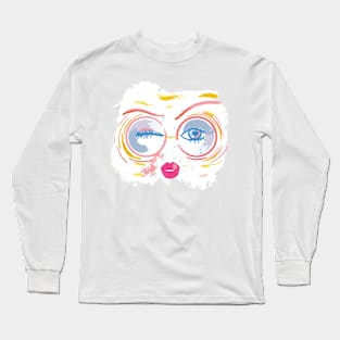 Wonder Wink Nursing Scrubs Birthday Gift For Women Long Sleeve T-Shirt